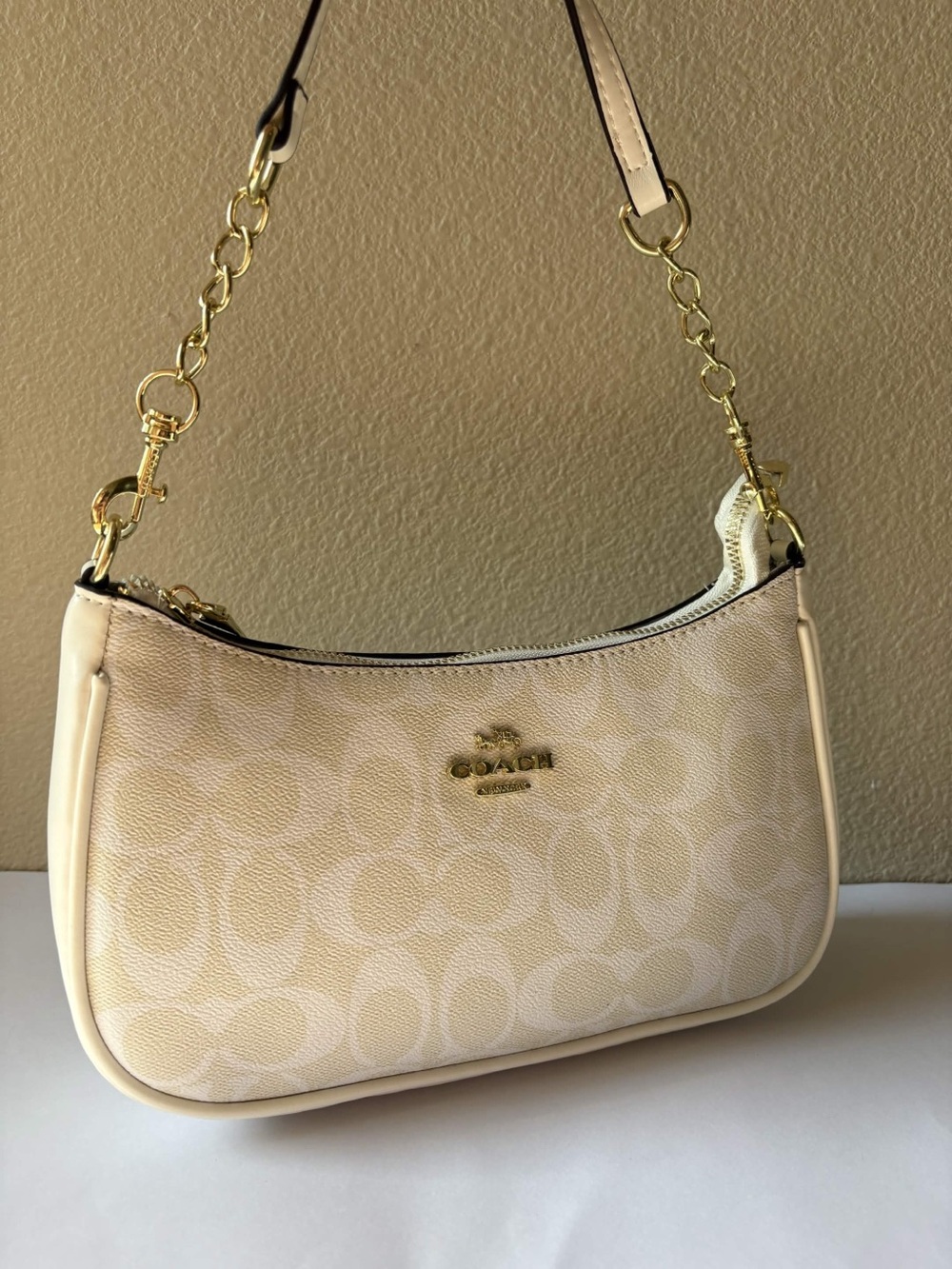 Coach Cream Teri White Bag